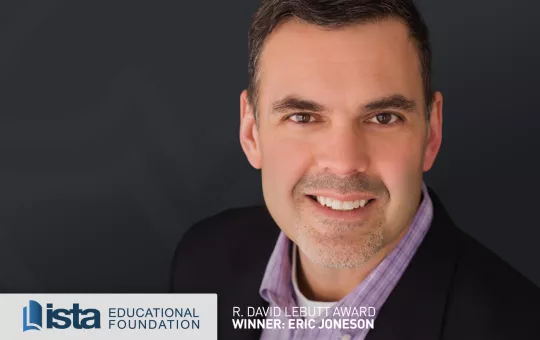 ISTA Educational Foundation - R.David LeButt Award Winner: Eric Joneson