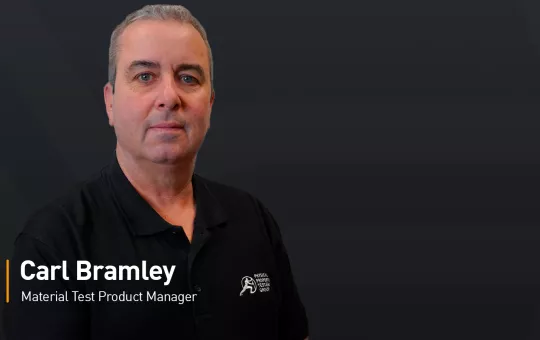 Carl Bramley, PPT Group Material Testing Product Manager