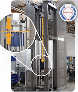 HSX20 Shock System installed at the United States Air Force Research Lab at Eglin AFB.